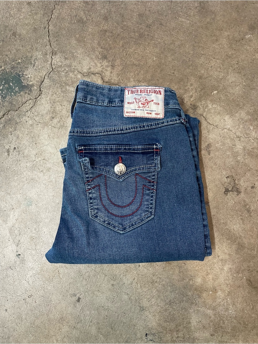 True Religion Becca Mid Rise Bootcut Jeans